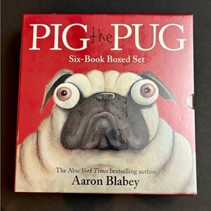 Pig the Pug Six-Book Hardcover Boxed Set w/Slipcase Aaron Blabey Ages 3-5 NEW
